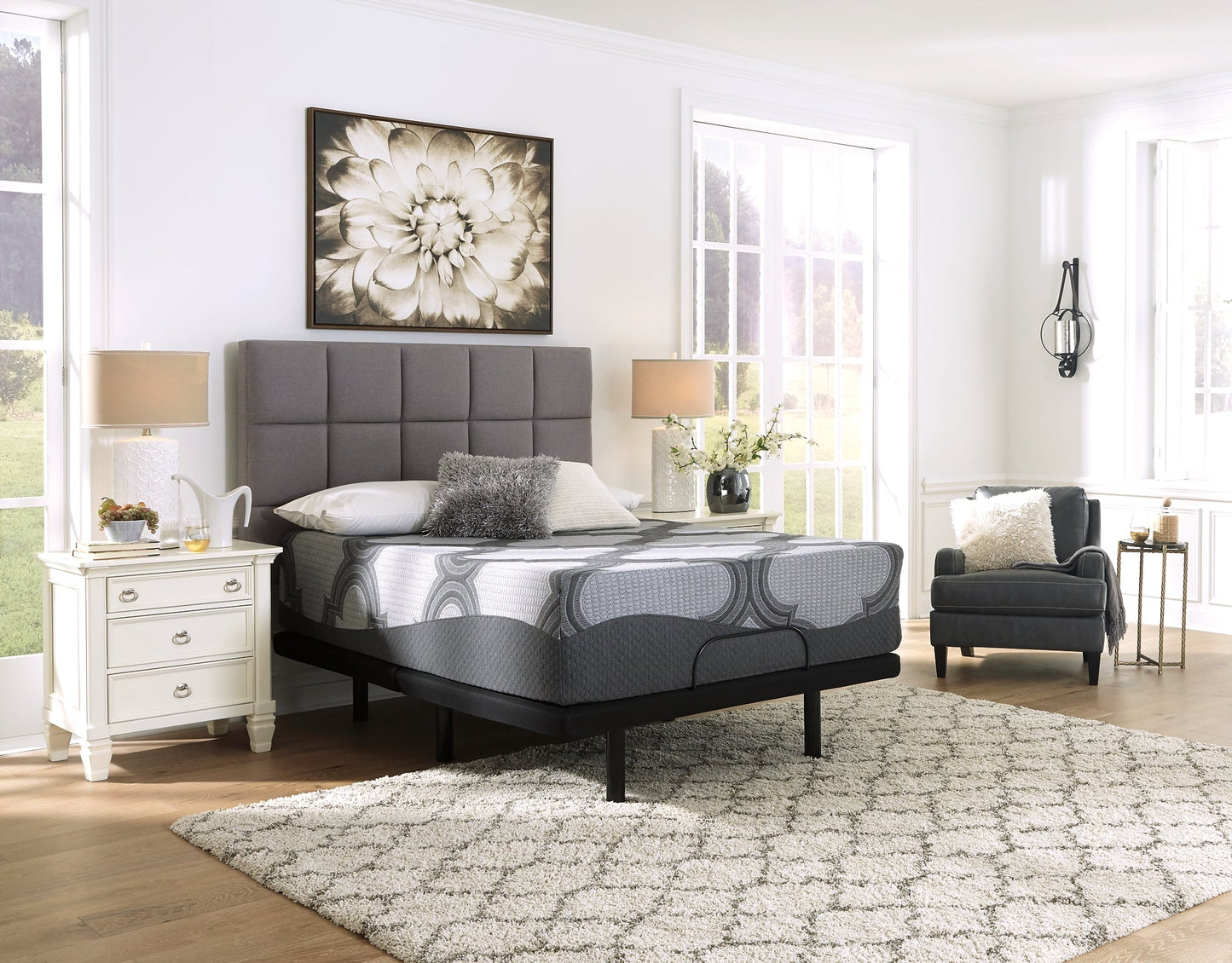 14 Inch Ashley Hybrid Mattress with Adjustable Base Furniture Mart -  online today or in-store at our location in Duluth, Ga. Furniture Mart Georgia. View our lowest price today. Shop Now. 