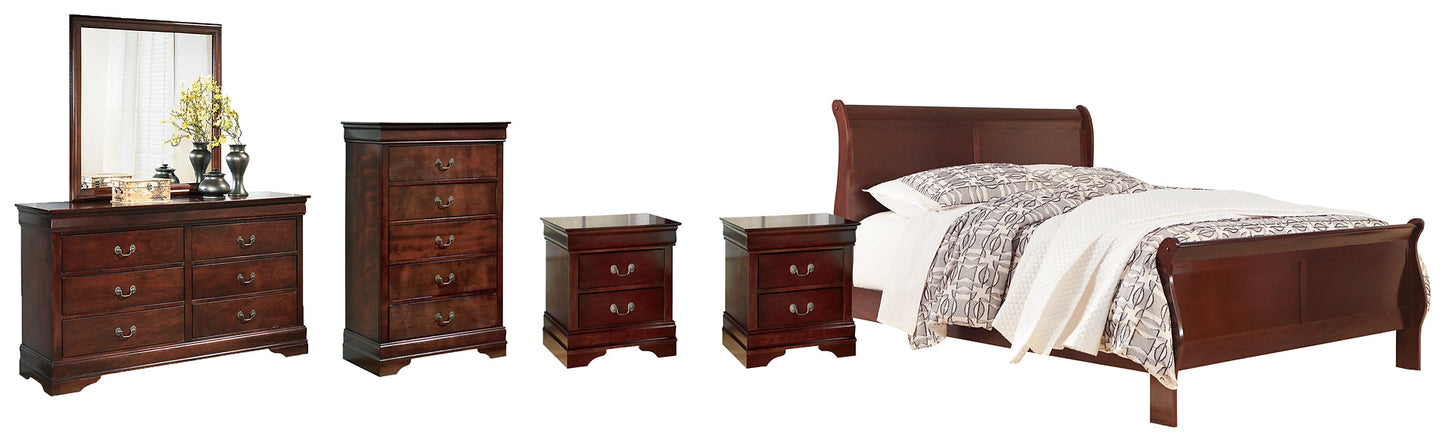 Alisdair California King Sleigh Bed with Mirrored Dresser, Chest and 2 Nightstands Furniture Mart - online today or in-store at our location in Duluth, Ga. Furniture Mart Georgia. View our lowest price today. Shop Now.