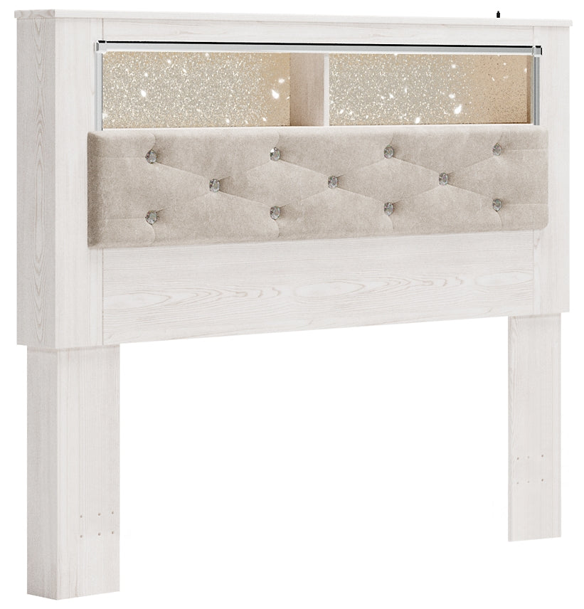 Altyra Queen Bookcase Headboard with Mirrored Dresser Furniture Mart -  online today or in-store at our location in Duluth, Ga. Furniture Mart Georgia. View our lowest price today. Shop Now. 