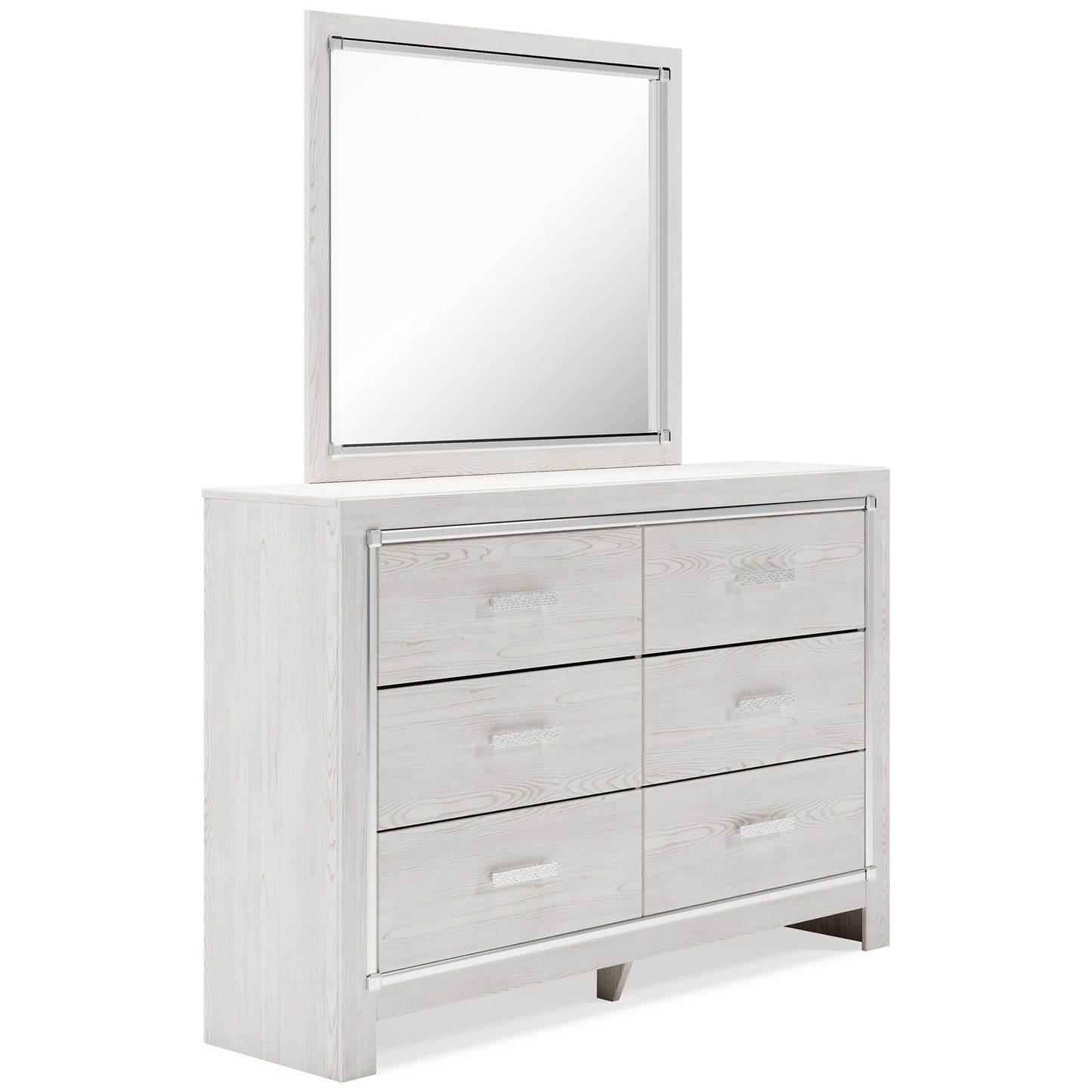 Altyra Queen Panel Bookcase Bed with Mirrored Dresser Furniture Mart -  online today or in-store at our location in Duluth, Ga. Furniture Mart Georgia. View our lowest price today. Shop Now. 