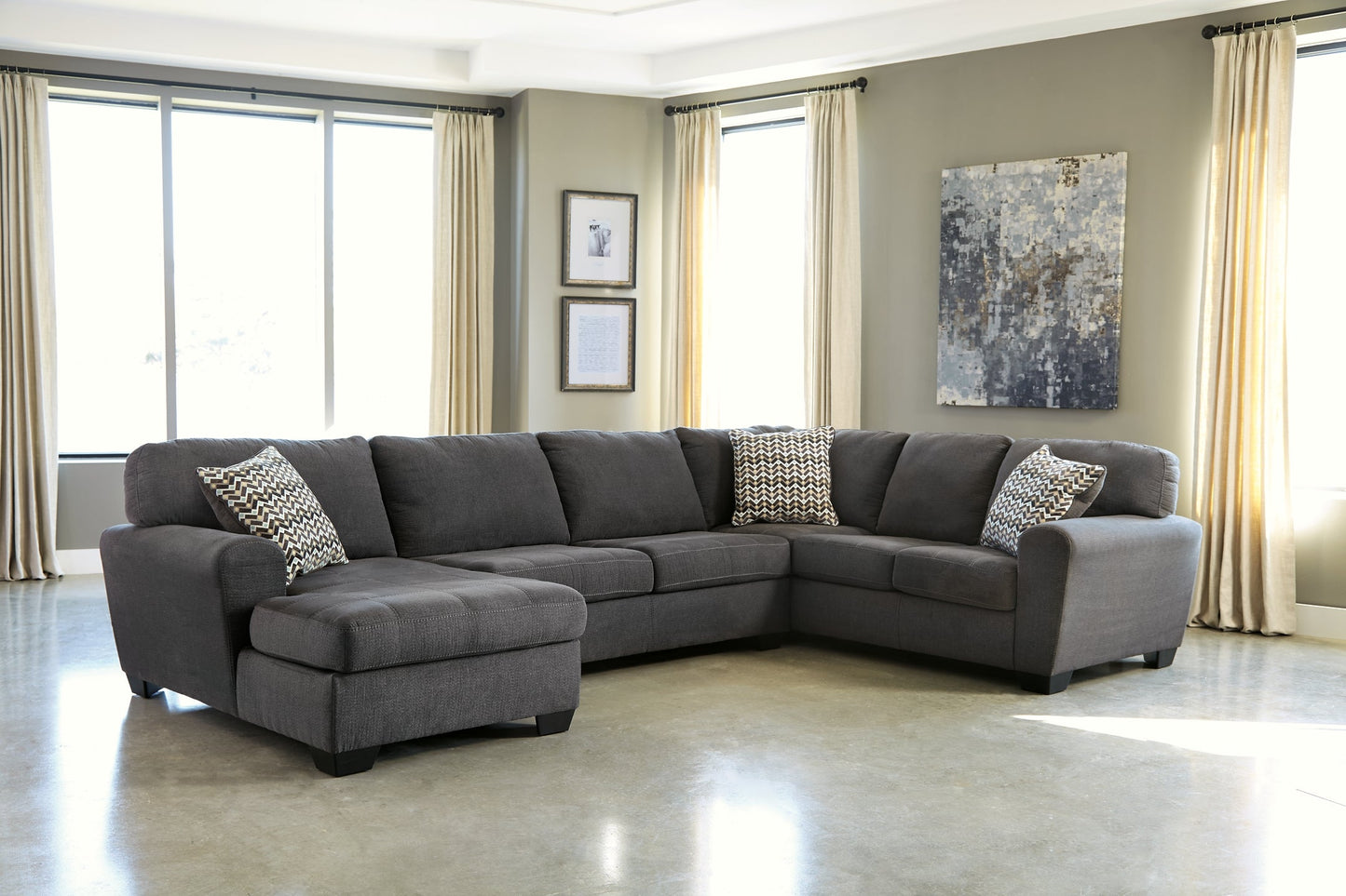 Ambee 3-Piece Sectional with Ottoman Furniture Mart -  online today or in-store at our location in Duluth, Ga. Furniture Mart Georgia. View our lowest price today. Shop Now. 