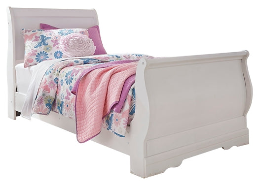 Anarasia Twin Sleigh Bed with Dresser Furniture Mart -  online today or in-store at our location in Duluth, Ga. Furniture Mart Georgia. View our lowest price today. Shop Now. 
