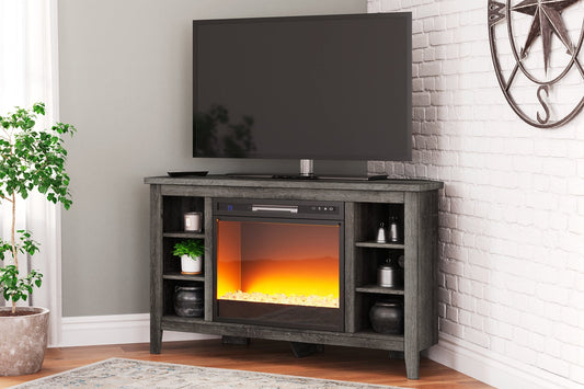 Arlenbry Corner TV Stand with Electric Fireplace Furniture Mart -  online today or in-store at our location in Duluth, Ga. Furniture Mart Georgia. View our lowest price today. Shop Now. 