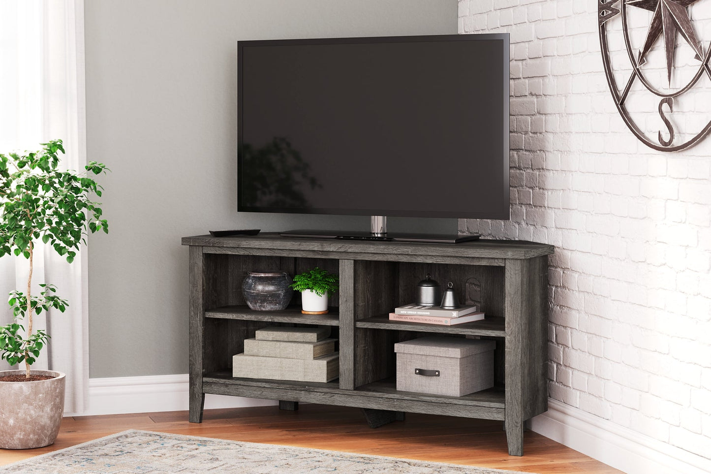 Arlenbry Small Corner TV Stand Furniture Mart - online today or in-store at our location in Duluth, Ga. Furniture Mart Georgia. View our lowest price today. Shop Now.