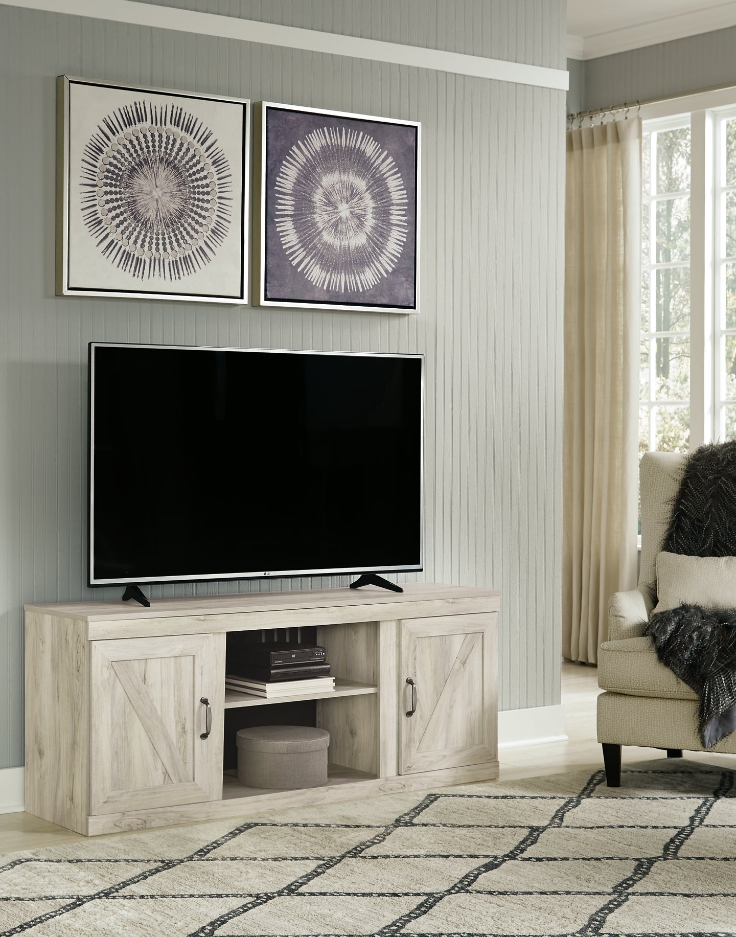Bellaby LG TV Stand w/Fireplace Option Furniture Mart - online today or in-store at our location in Duluth, Ga. Furniture Mart Georgia. View our lowest price today. Shop Now.