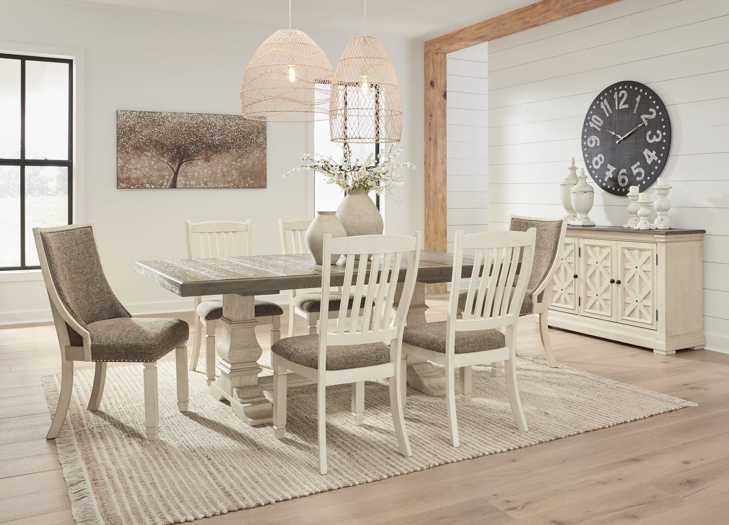 Bolanburg Dining Table and 6 Chairs Furniture Mart -  online today or in-store at our location in Duluth, Ga. Furniture Mart Georgia. View our lowest price today. Shop Now. 