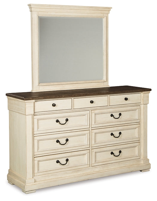 Bolanburg Queen Panel Bed with Mirrored Dresser Furniture Mart -  online today or in-store at our location in Duluth, Ga. Furniture Mart Georgia. View our lowest price today. Shop Now. 