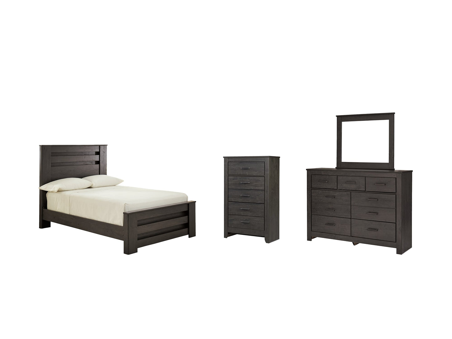 Brinxton Full Panel Bed with Mirrored Dresser and Chest Furniture Mart - online today or in-store at our location in Duluth, Ga. Furniture Mart Georgia. View our lowest price today. Shop Now.