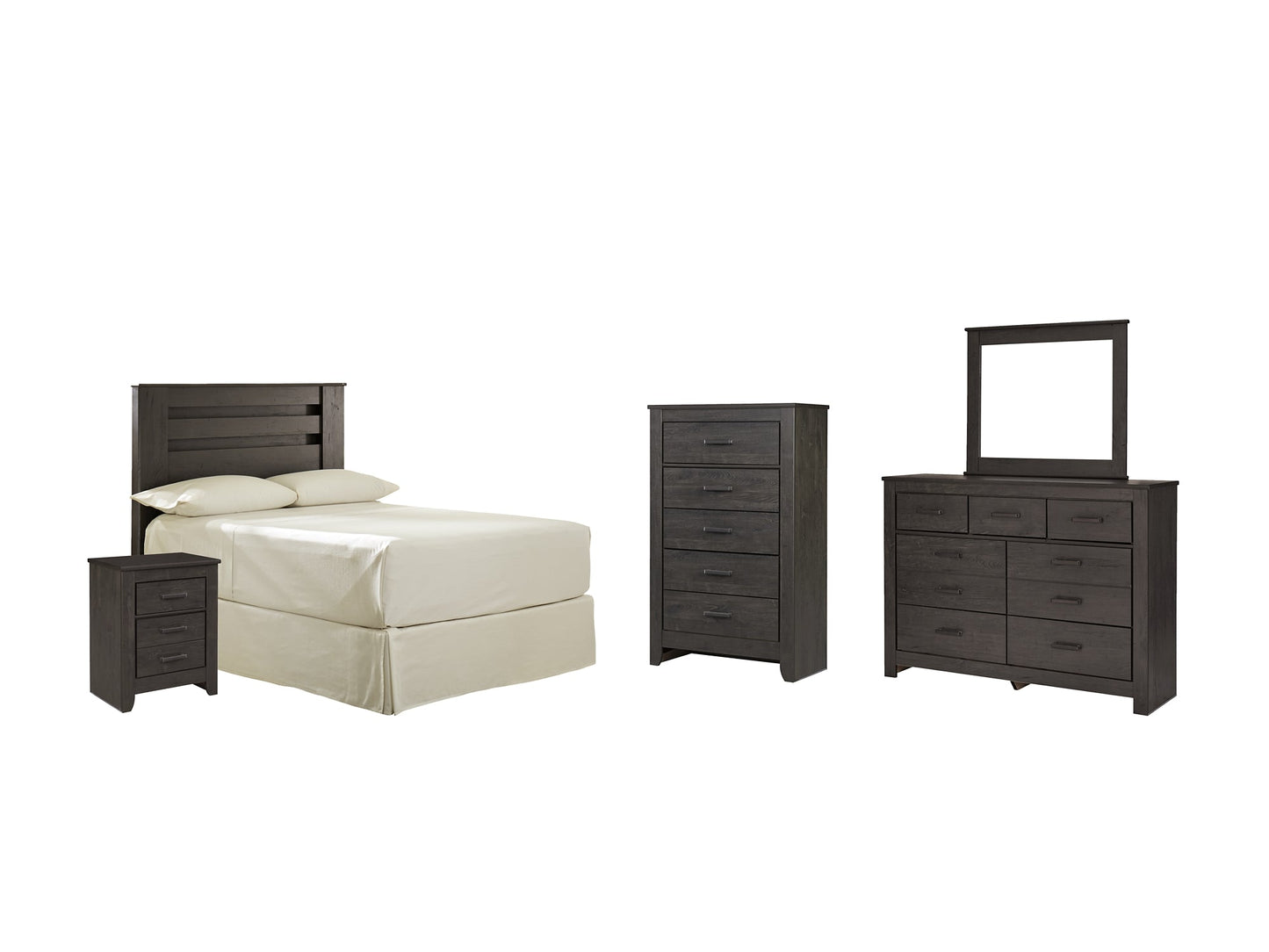 Brinxton Full Panel Headboard with Mirrored Dresser, Chest and Nightstand Furniture Mart - online today or in-store at our location in Duluth, Ga. Furniture Mart Georgia. View our lowest price today. Shop Now.