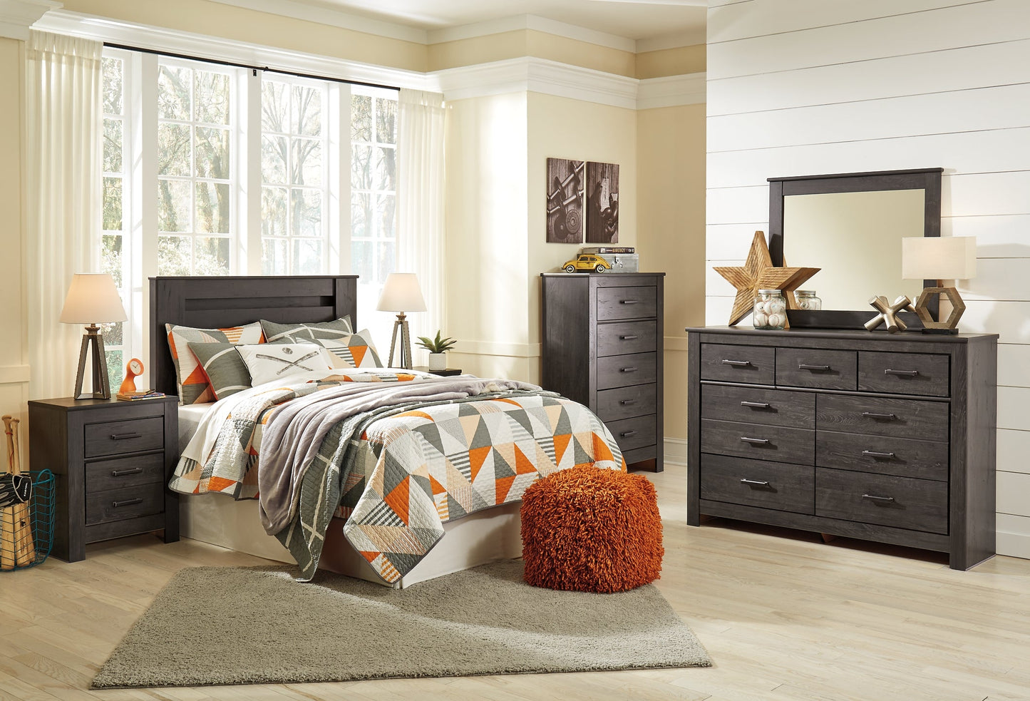 Brinxton Full Panel Headboard with Mirrored Dresser and Chest Furniture Mart - online today or in-store at our location in Duluth, Ga. Furniture Mart Georgia. View our lowest price today. Shop Now.