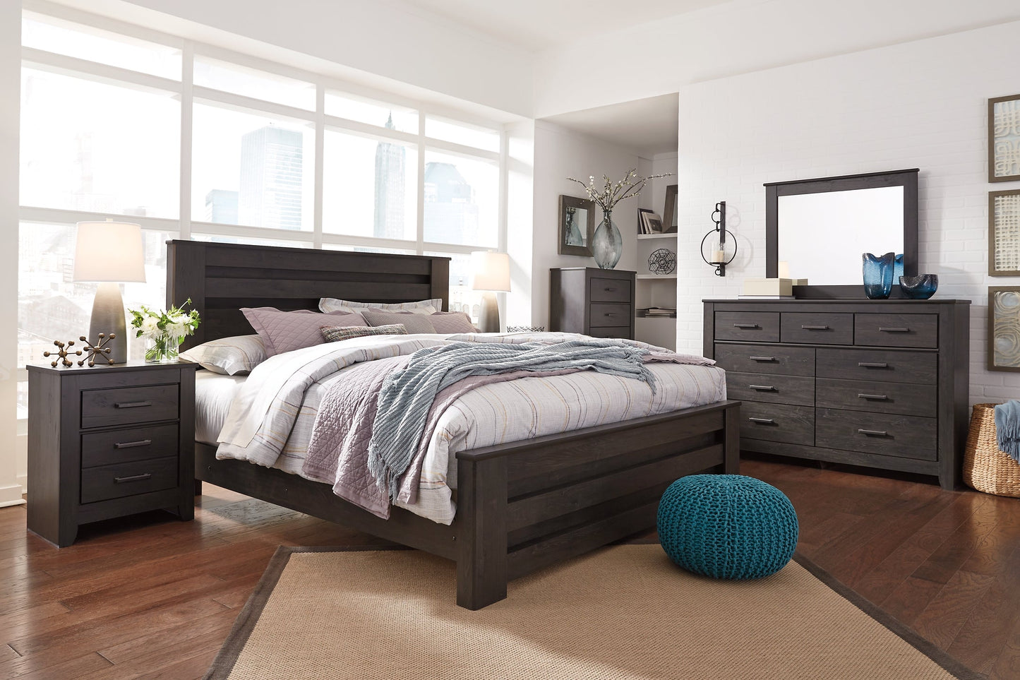 Brinxton King Panel Bed with Mirrored Dresser and 2 Nightstands Furniture Mart - online today or in-store at our location in Duluth, Ga. Furniture Mart Georgia. View our lowest price today. Shop Now.