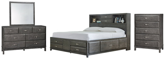 Caitbrook Queen Storage Bed with 8 Storage Drawers with Mirrored Dresser and Chest Furniture Mart -  online today or in-store at our location in Duluth, Ga. Furniture Mart Georgia. View our lowest price today. Shop Now. 