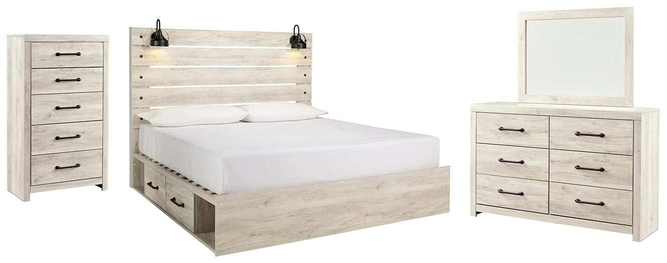 Cambeck King Panel Bed with 2 Storage Drawers with Mirrored Dresser and Chest Furniture Mart - online today or in-store at our location in Duluth, Ga. Furniture Mart Georgia. View our lowest price today. Shop Now.