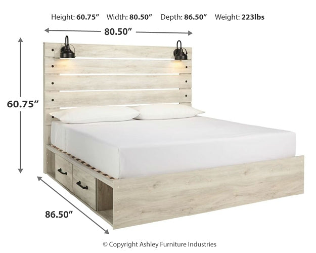 Cambeck King Panel Bed with 2 Storage Drawers with Mirrored Dresser and Chest Furniture Mart - online today or in-store at our location in Duluth, Ga. Furniture Mart Georgia. View our lowest price today. Shop Now.
