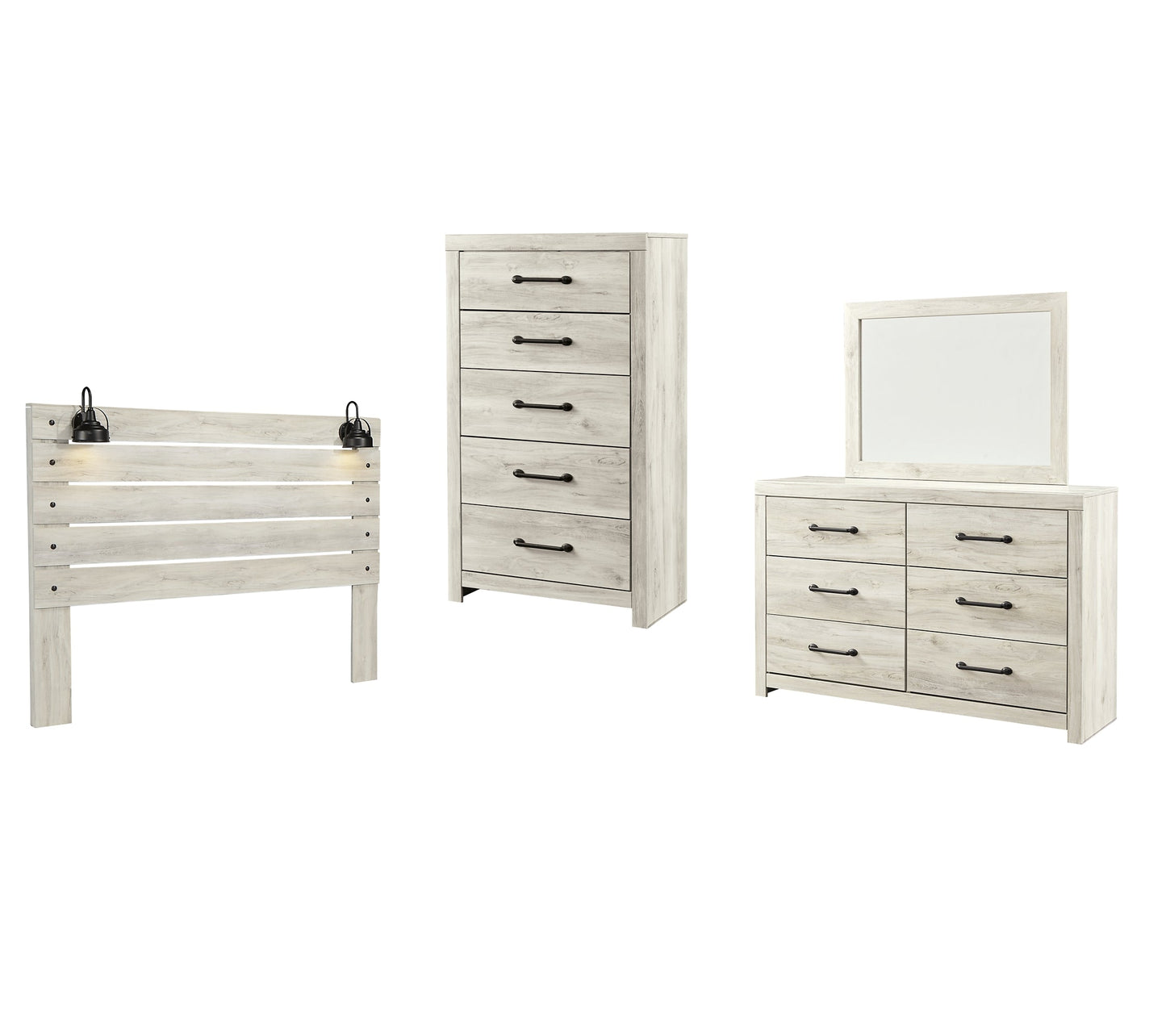 Cambeck King Panel Headboard with Mirrored Dresser and Chest Furniture Mart - online today or in-store at our location in Duluth, Ga. Furniture Mart Georgia. View our lowest price today. Shop Now.