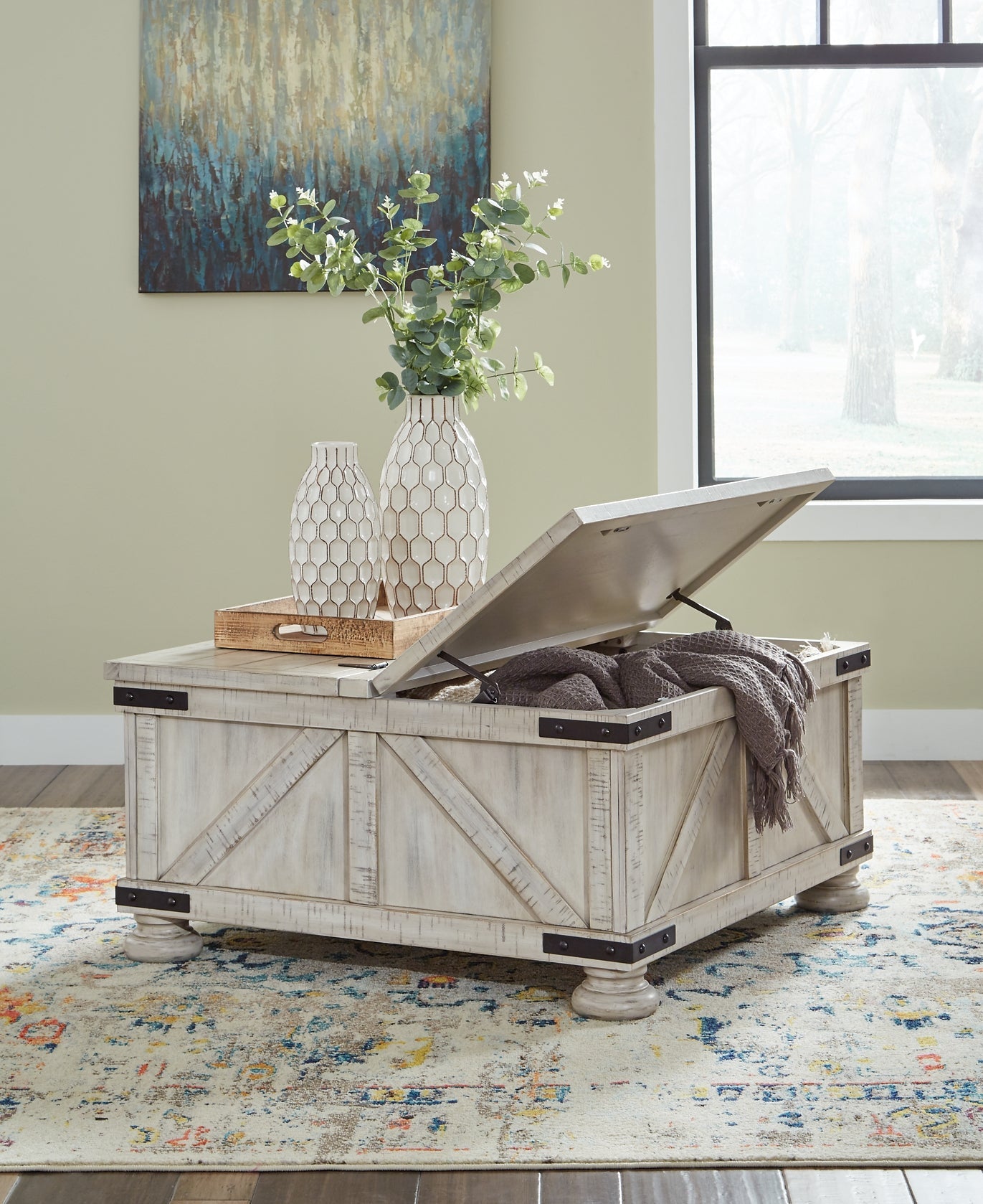 Carynhurst Cocktail Table with Storage Furniture Mart - online today or in-store at our location in Duluth, Ga. Furniture Mart Georgia. View our lowest price today. Shop Now.