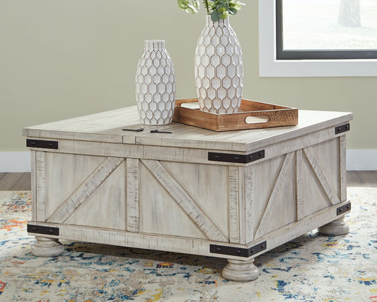 Carynhurst Cocktail Table with Storage Furniture Mart -  online today or in-store at our location in Duluth, Ga. Furniture Mart Georgia. View our lowest price today. Shop Now.