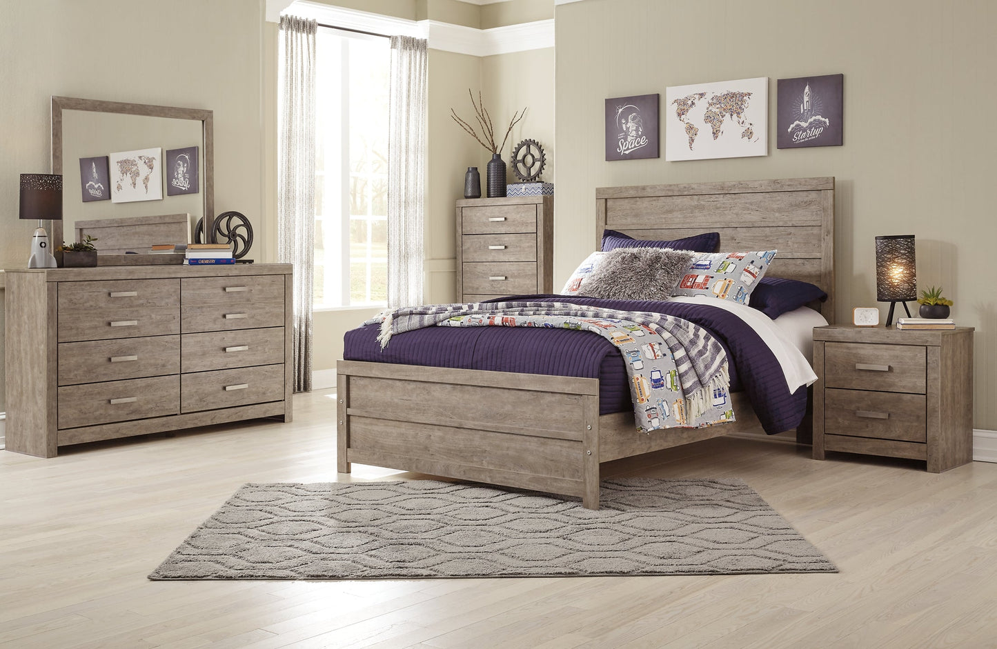 Culverbach Full Panel Bed with Mirrored Dresser and Chest Furniture Mart - online today or in-store at our location in Duluth, Ga. Furniture Mart Georgia. View our lowest price today. Shop Now.