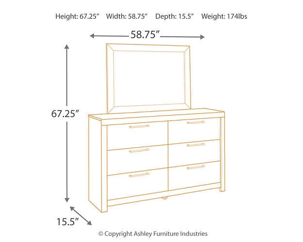 Derekson Dresser and Mirror Furniture Mart -  online today or in-store at our location in Duluth, Ga. Furniture Mart Georgia. View our lowest price today. Shop Now. 