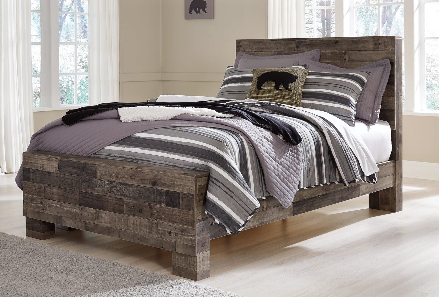 Derekson Full Panel Bed with Mirrored Dresser Furniture Mart - online today or in-store at our location in Duluth, Ga. Furniture Mart Georgia. View our lowest price today. Shop Now.