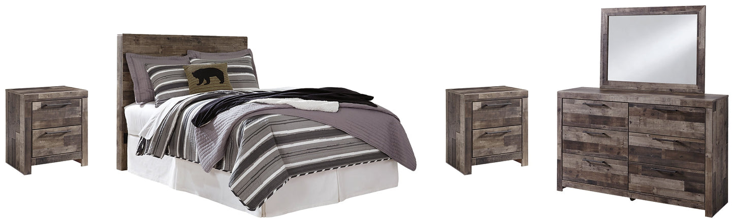 Derekson Full Panel Headboard with Mirrored Dresser and 2 Nightstands Furniture Mart - online today or in-store at our location in Duluth, Ga. Furniture Mart Georgia. View our lowest price today. Shop Now.