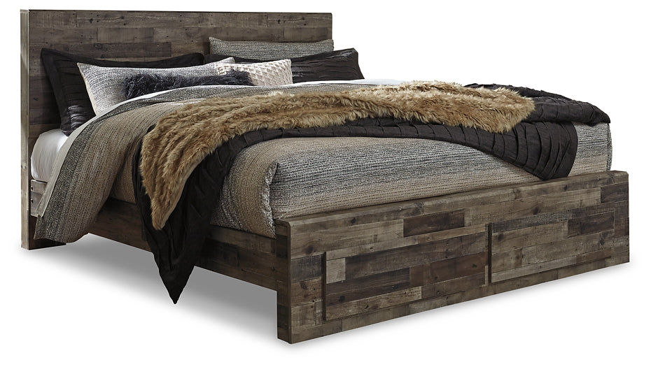 Derekson King Panel Bed with 2 Storage Drawers with Mirrored Dresser and 2 Nightstands Furniture Mart - online today or in-store at our location in Duluth, Ga. Furniture Mart Georgia. View our lowest price today. Shop Now.