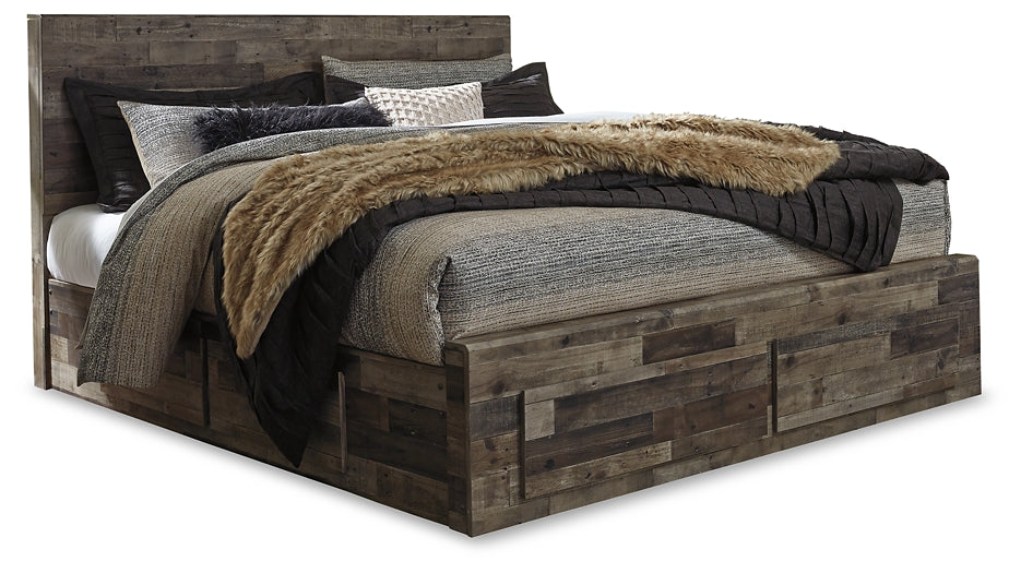Derekson King Panel Bed with 4 Storage Drawers with Mirrored Dresser and 2 Nightstands Furniture Mart - online today or in-store at our location in Duluth, Ga. Furniture Mart Georgia. View our lowest price today. Shop Now.