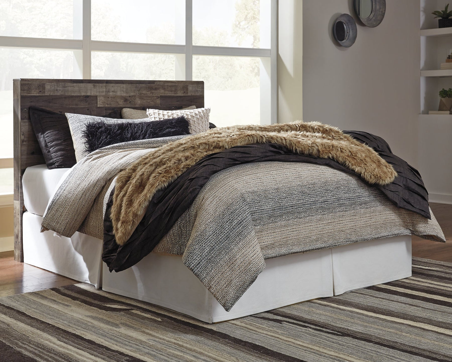 Derekson Queen/Full Panel Headboard with Mirrored Dresser and 2 Nightstands Furniture Mart - online today or in-store at our location in Duluth, Ga. Furniture Mart Georgia. View our lowest price today. Shop Now.