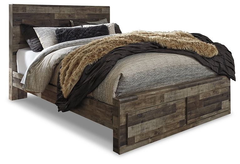 Derekson Queen Panel Bed with 2 Storage Drawers with Mirrored Dresser, Chest and Nightstand Furniture Mart - online today or in-store at our location in Duluth, Ga. Furniture Mart Georgia. View our lowest price today. Shop Now.