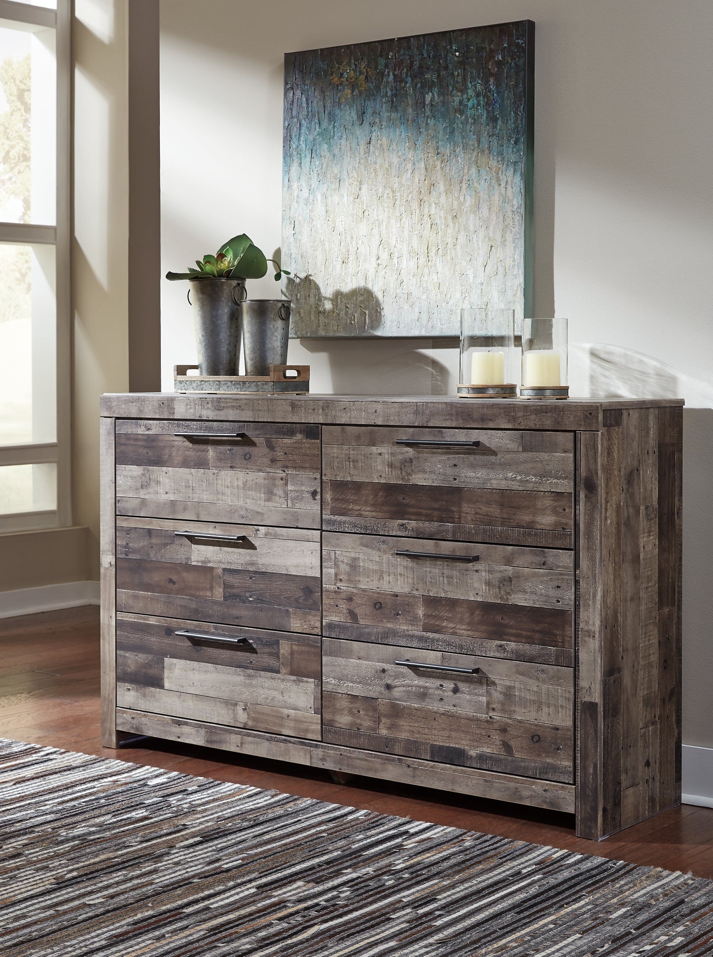 Derekson Six Drawer Dresser Furniture Mart -  online today or in-store at our location in Duluth, Ga. Furniture Mart Georgia. View our lowest price today. Shop Now. 