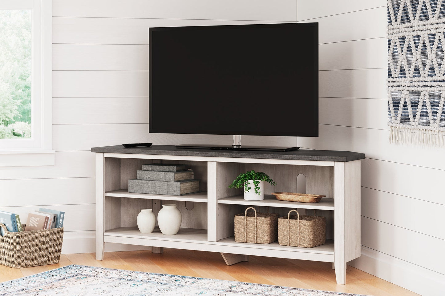 Dorrinson Medium Corner TV Stand Furniture Mart - online today or in-store at our location in Duluth, Ga. Furniture Mart Georgia. View our lowest price today. Shop Now.