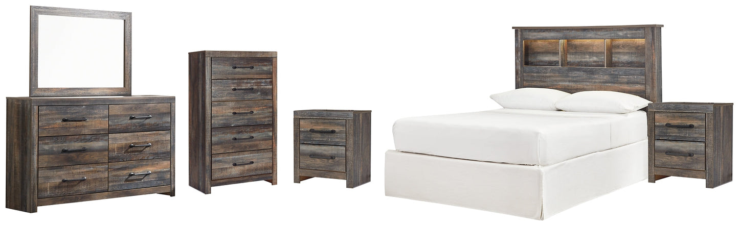 Drystan Full Bookcase Headboard with Mirrored Dresser, Chest and 2 Nightstands Furniture Mart - online today or in-store at our location in Duluth, Ga. Furniture Mart Georgia. View our lowest price today. Shop Now.