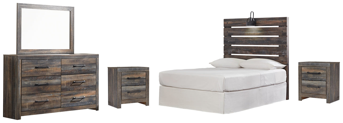 Drystan Full Panel Headboard with Mirrored Dresser and 2 Nightstands Furniture Mart - online today or in-store at our location in Duluth, Ga. Furniture Mart Georgia. View our lowest price today. Shop Now.