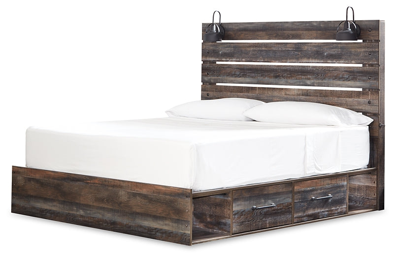 Drystan King Panel Bed with 2 Storage Drawers with Mirrored Dresser Furniture Mart - online today or in-store at our location in Duluth, Ga. Furniture Mart Georgia. View our lowest price today. Shop Now.