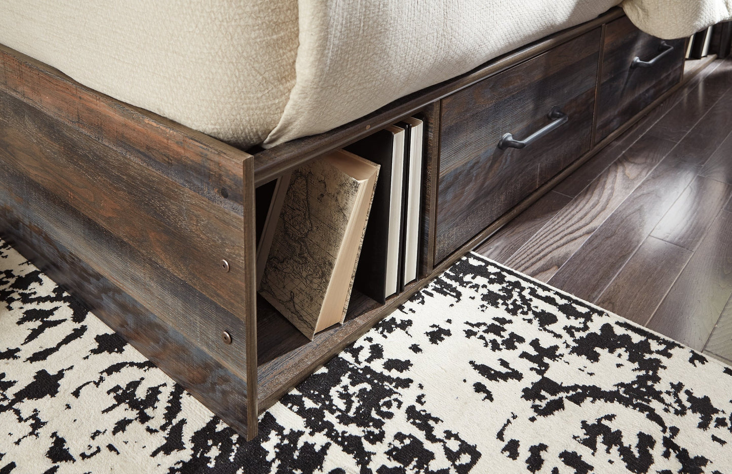 Drystan King Panel Bed with 2 Storage Drawers with Mirrored Dresser Furniture Mart - online today or in-store at our location in Duluth, Ga. Furniture Mart Georgia. View our lowest price today. Shop Now.