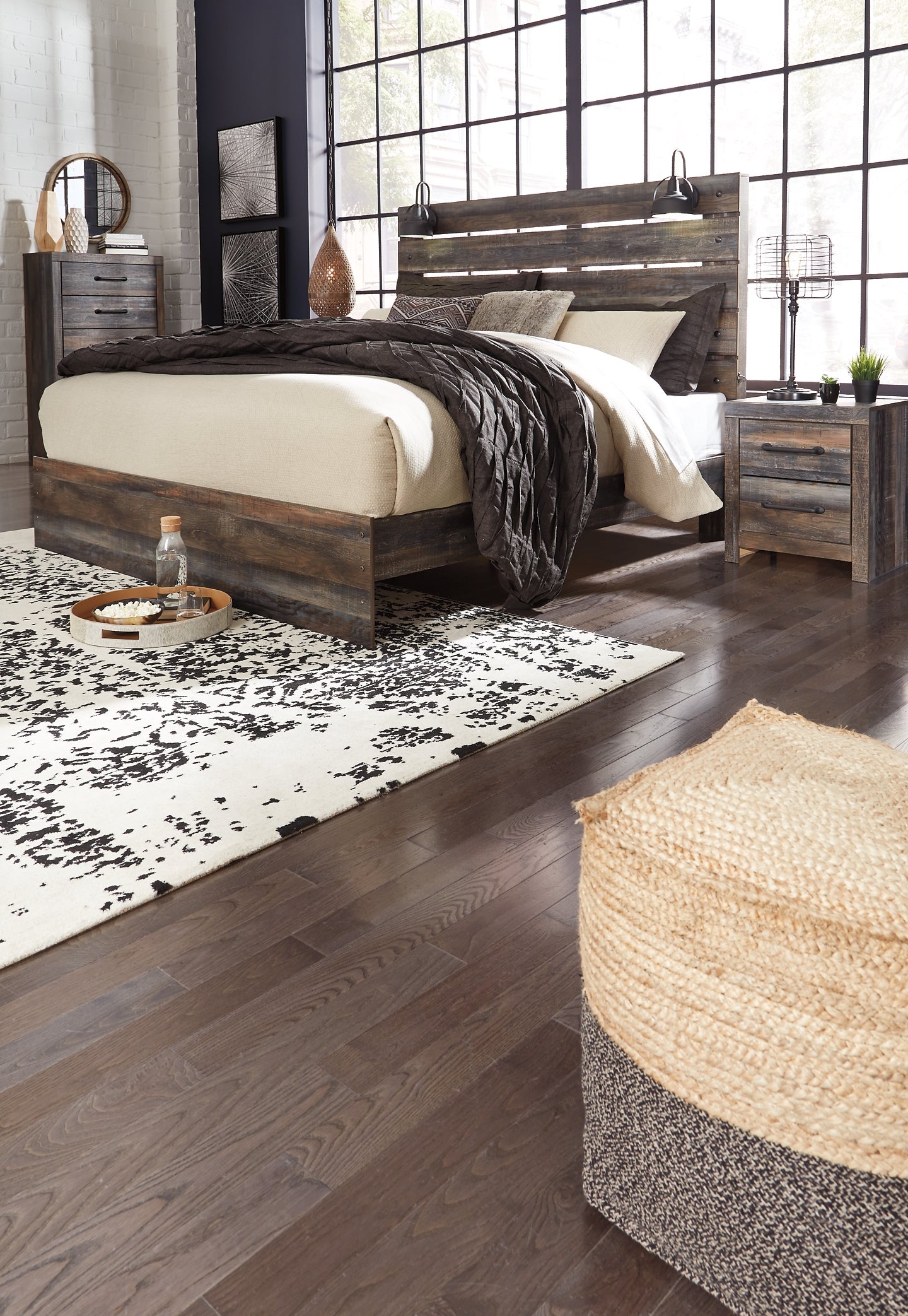 Drystan King Panel Bed with Mirrored Dresser and Chest Furniture Mart - online today or in-store at our location in Duluth, Ga. Furniture Mart Georgia. View our lowest price today. Shop Now.