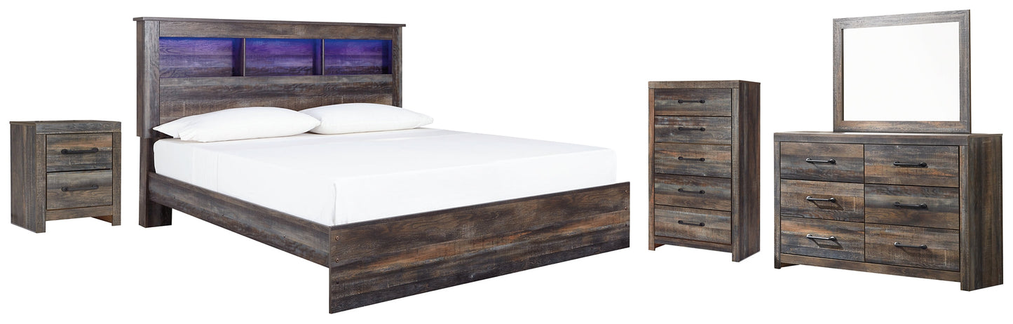 Drystan King Panel Bookcase Bed with Mirrored Dresser, Chest and Nightstand Furniture Mart - online today or in-store at our location in Duluth, Ga. Furniture Mart Georgia. View our lowest price today. Shop Now.