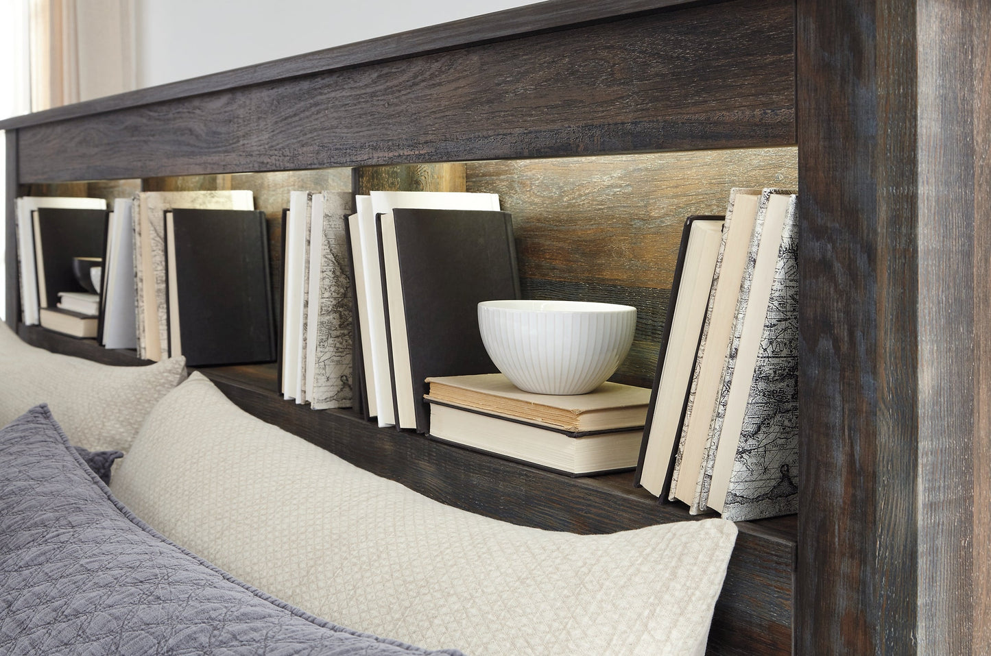 Drystan Queen Bookcase Bed with 2 Storage Drawers with Mirrored Dresser, Chest and 2 Nightstands Furniture Mart - online today or in-store at our location in Duluth, Ga. Furniture Mart Georgia. View our lowest price today. Shop Now.