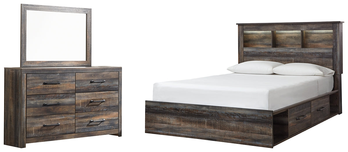 Drystan Queen Bookcase Bed with 4 Storage Drawers with Mirrored Dresser Furniture Mart - online today or in-store at our location in Duluth, Ga. Furniture Mart Georgia. View our lowest price today. Shop Now.