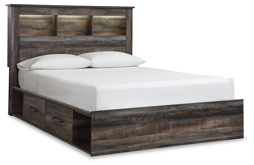 Drystan Queen Bookcase Bed with 4 Storage Drawers with Mirrored Dresser and Chest Furniture Mart - online today or in-store at our location in Duluth, Ga. Furniture Mart Georgia. View our lowest price today. Shop Now.