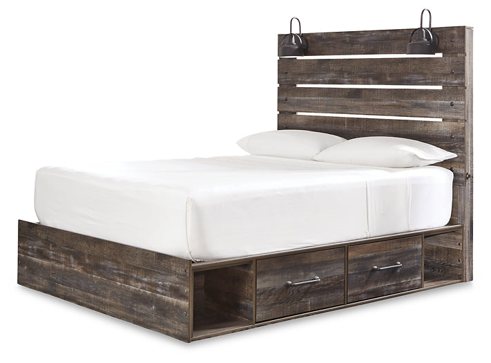 Drystan Queen Panel Bed with 2 Storage Drawers with Mirrored Dresser, Chest and 2 Nightstands Furniture Mart - online today or in-store at our location in Duluth, Ga. Furniture Mart Georgia. View our lowest price today. Shop Now.