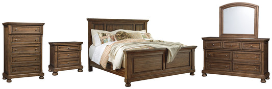 Flynnter Queen Panel Bed with Mirrored Dresser, Chest and Nightstand Furniture Mart -  online today or in-store at our location in Duluth, Ga. Furniture Mart Georgia. View our lowest price today. Shop Now. 