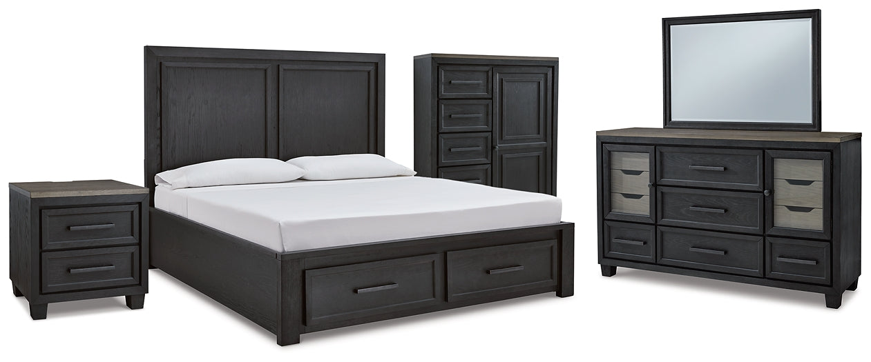 Foyland King Panel Storage Bed with Mirrored Dresser, Chest and Nightstand Furniture Mart - online today or in-store at our location in Duluth, Ga. Furniture Mart Georgia. View our lowest price today. Shop Now.