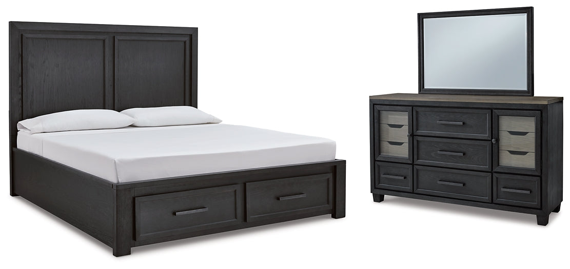 Foyland King Panel Storage Bed with Mirrored Dresser Furniture Mart - online today or in-store at our location in Duluth, Ga. Furniture Mart Georgia. View our lowest price today. Shop Now.