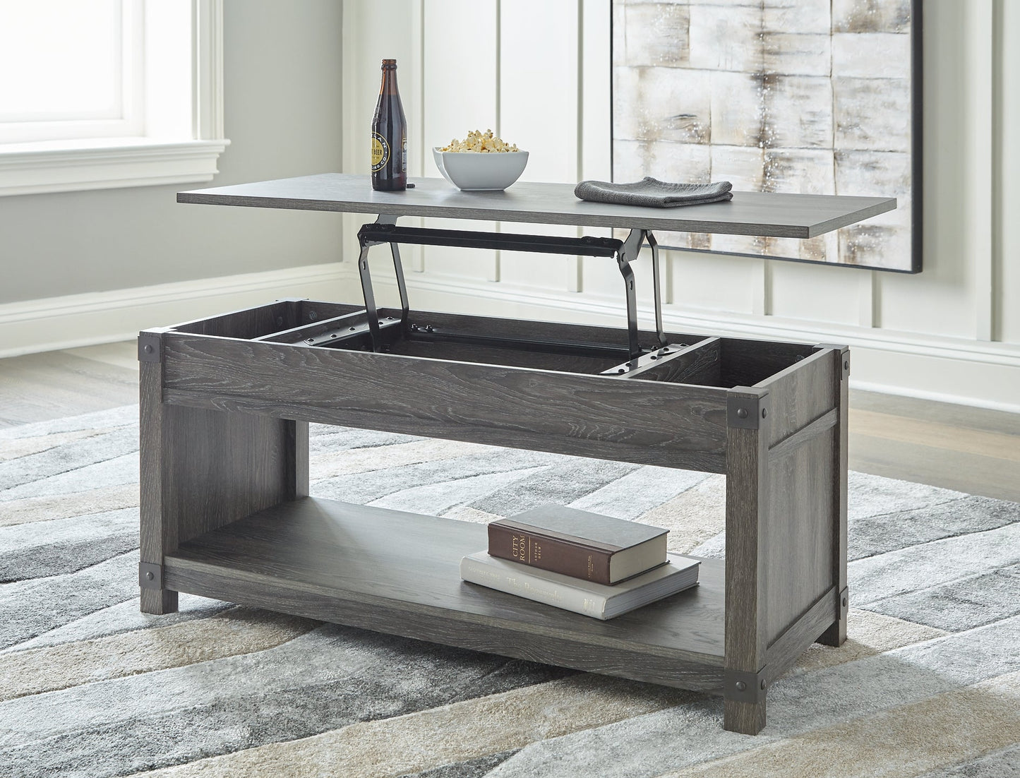 Freedan Rect Lift Top Cocktail Table Furniture Mart - online today or in-store at our location in Duluth, Ga. Furniture Mart Georgia. View our lowest price today. Shop Now.