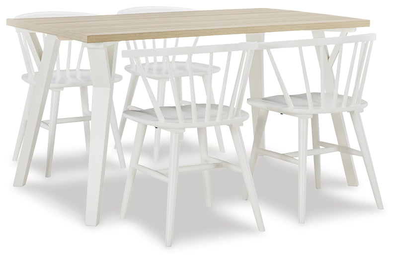 Grannen Dining Table and 4 Chairs Furniture Mart - online today or in-store at our location in Duluth, Ga. Furniture Mart Georgia. View our lowest price today. Shop Now.