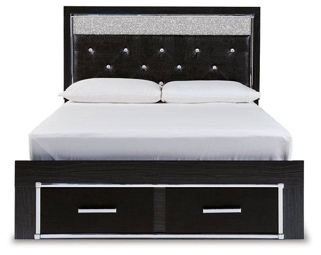 Kaydell Upholstered Panel Storage Bed