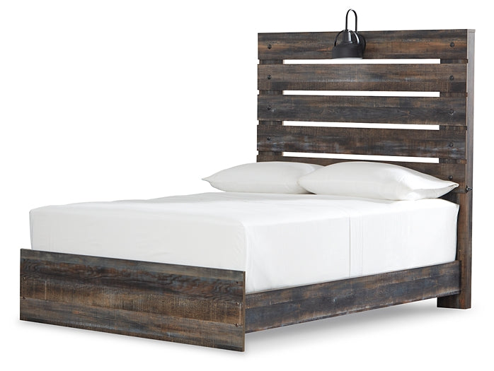 Drystan Panel Bed With Nightstand