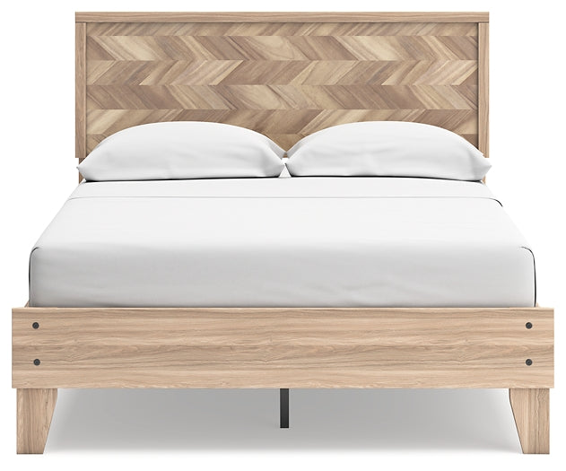 Battelle Full Panel Platform Bed