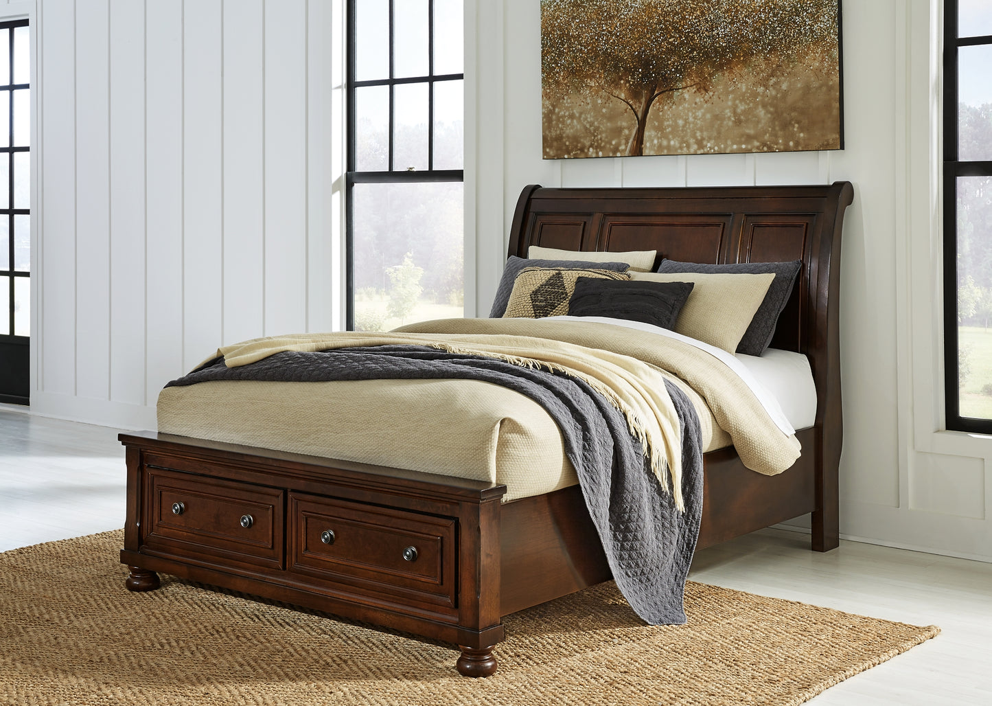 Robbinsdale Sleigh Bed With Storage
